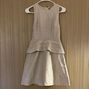 Banana republic Sleeveless Dress in Beige